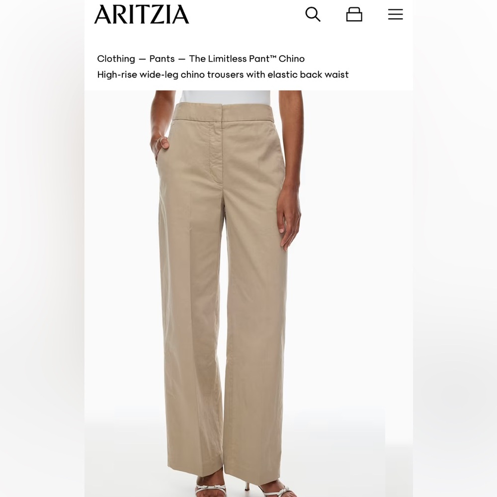 Aritzia - Wilfred Tan Chino Trousers